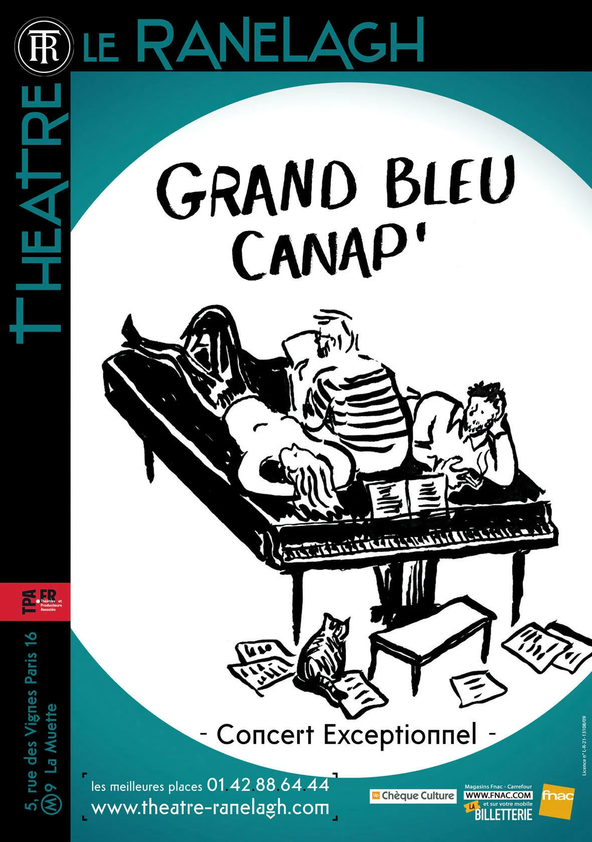 grand bleu canap
